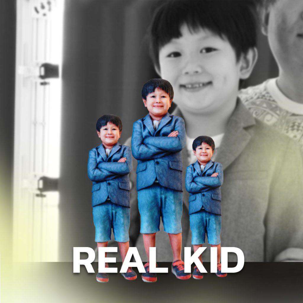 Real kid build kid model 130cm me