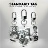 STANDARD TAG | สลักรูป+ข้อความ 4K พวงกุญแจ จี้สแตนเลส Laser Me Premium Pendant