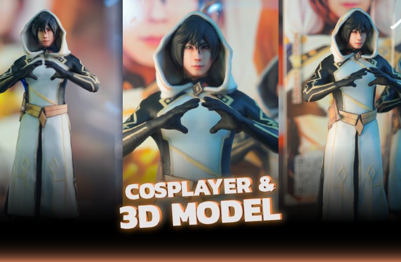 แปลงCosplayerให้เป็นฟิกเกอร์ 3มิติ | คอสเพลย์ Morax ทำฟิกเกอร์ตัวเองสะสมเองกับ RealMe