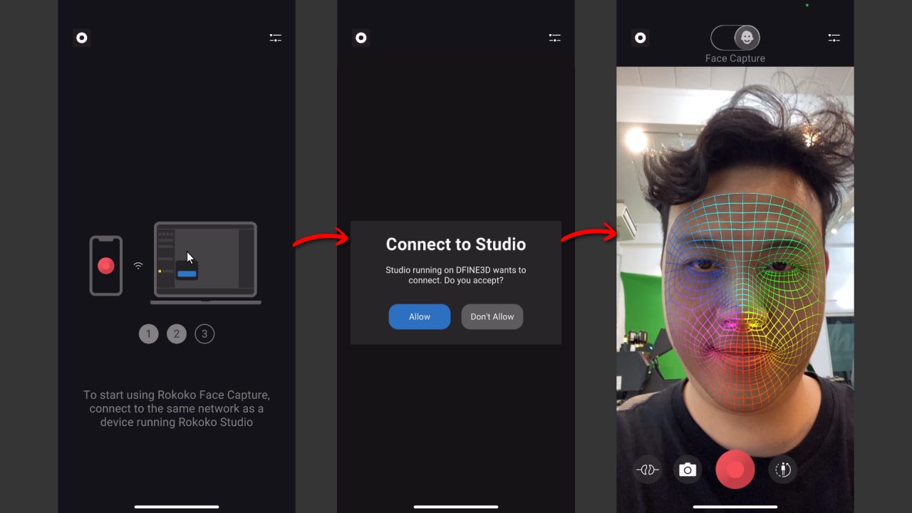 Meta Capture Button บันทึก Mocap ใบหน้าไปใช้กับ Meta Human ด้วย Rokoko Face Capture - Me ...