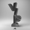 Trophy Me "3D FONT" | ถ้วยรางวัลสั่งทำ3มิติ ออกแบบโมเดลเองพร้อมขึ้นตัวอย่างก่อนผลิต - Image 4